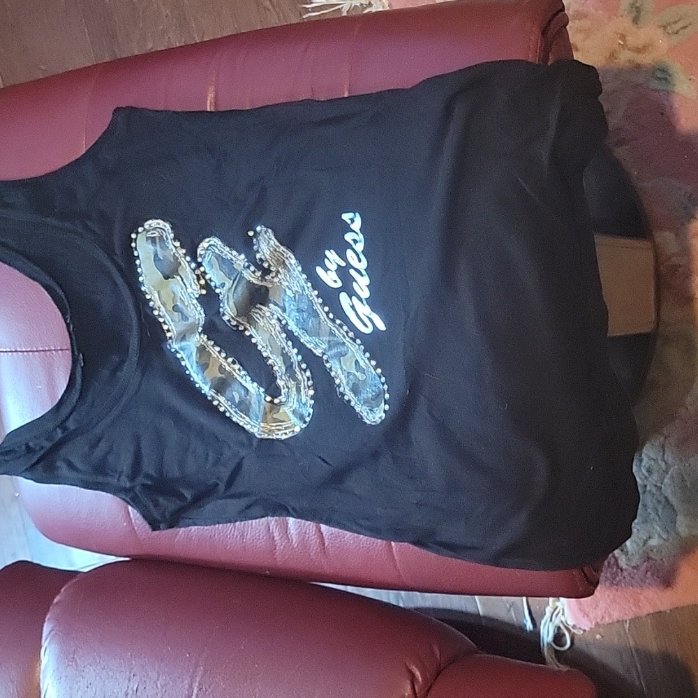 Black camo tank